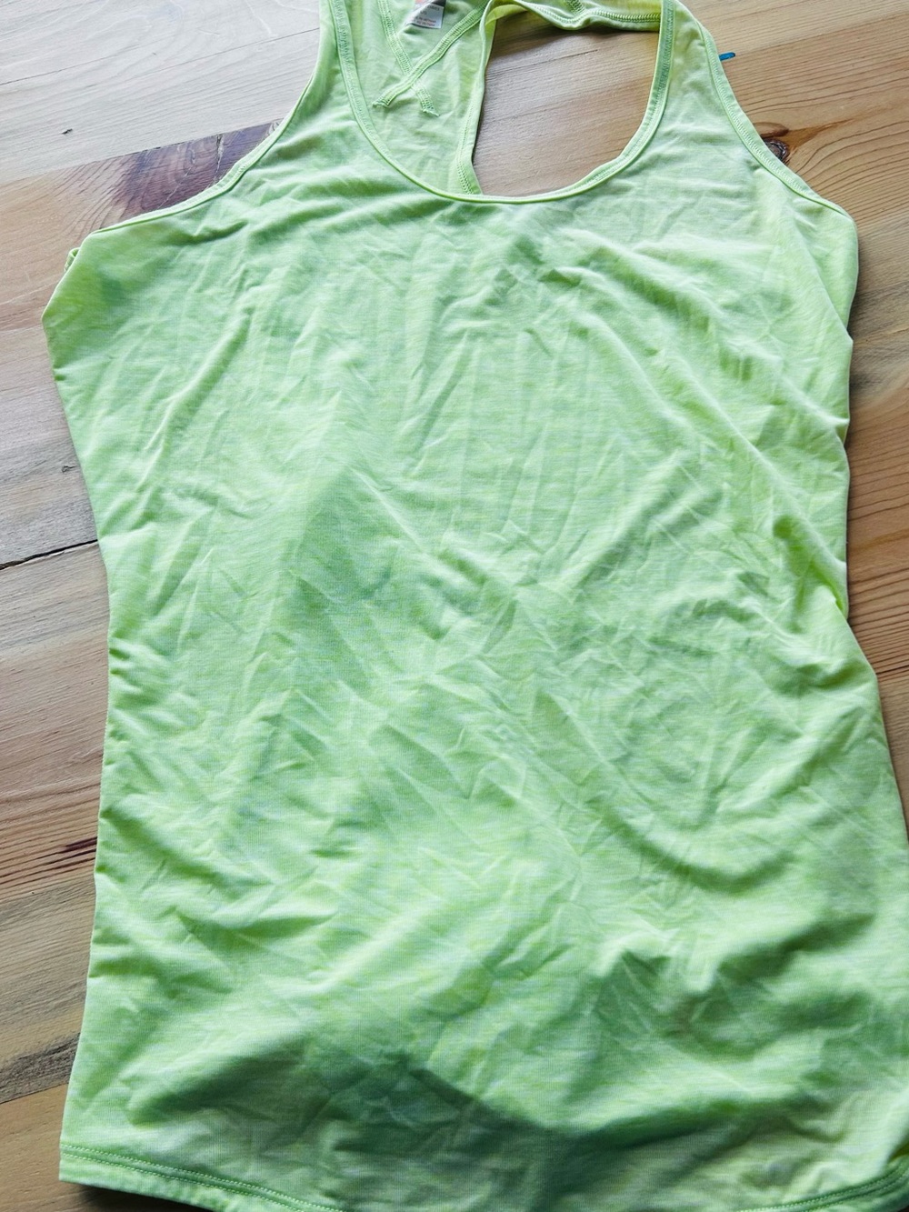 Lucy Neon Lime Racerback Tank Top